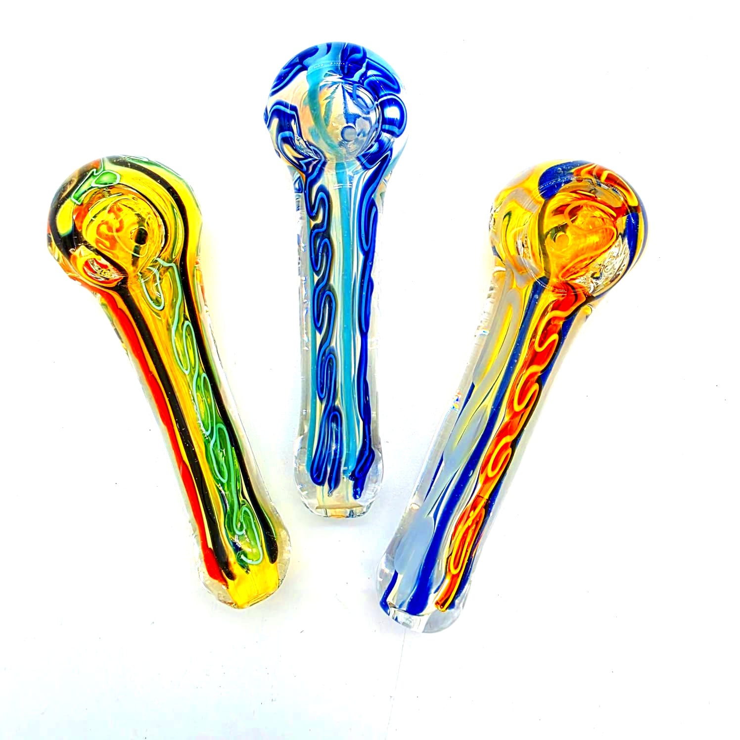 Mix Color  Glass Hand Pipe