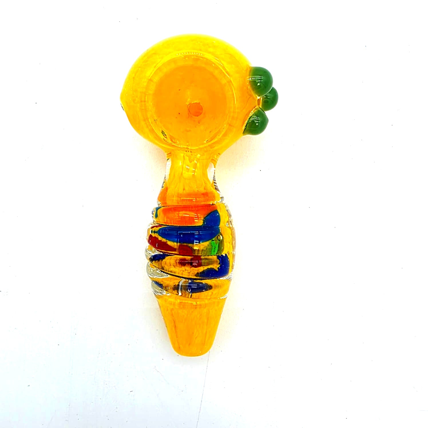 Multi  Color Heavy Duty Glass Hand Pipe