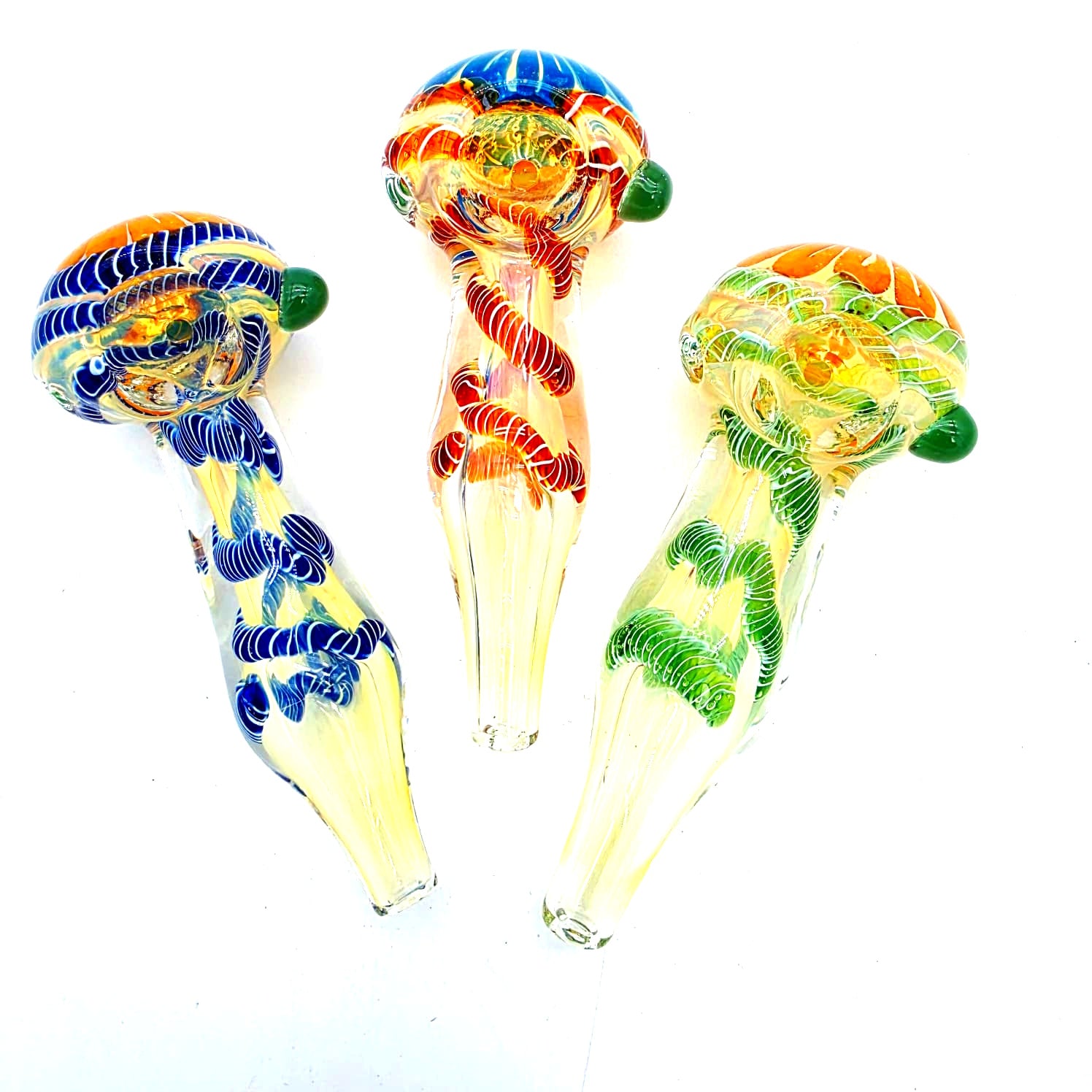Swirl Color Glass Hand Pipe
