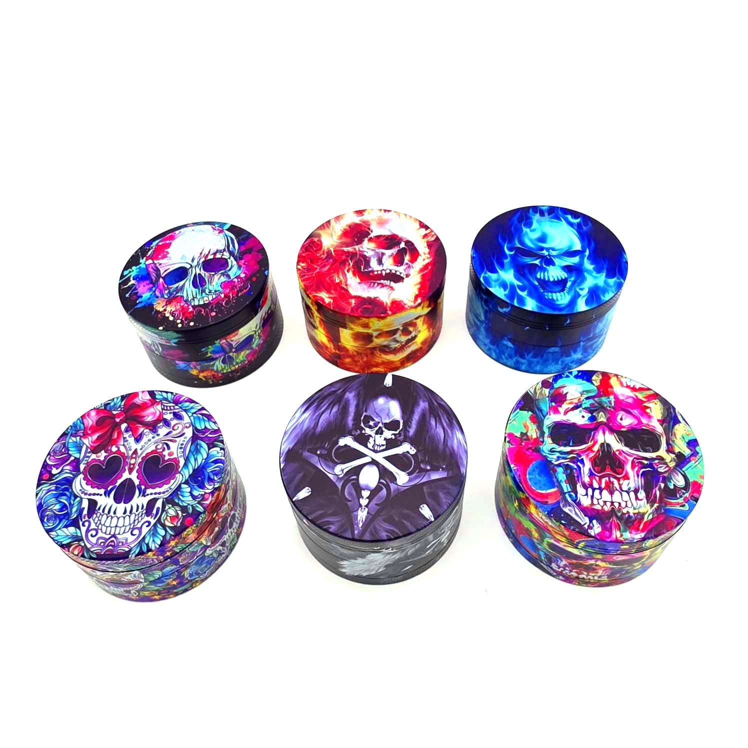 4 Part Decal Design Grinder 63 MM