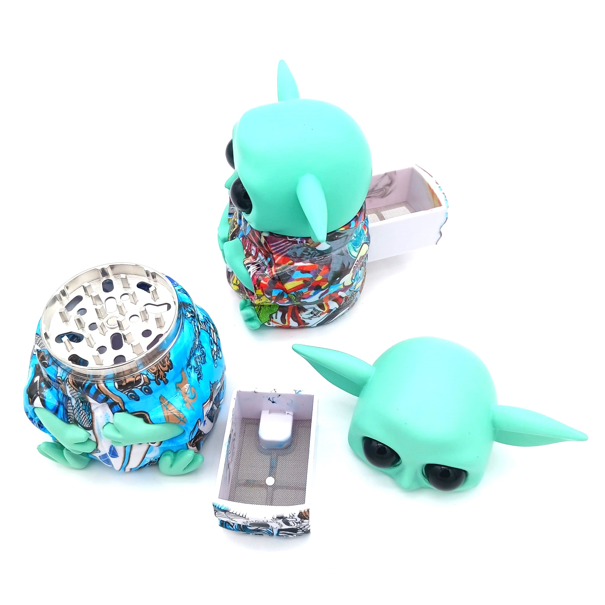 3 Part Fancy Grinder Large Size