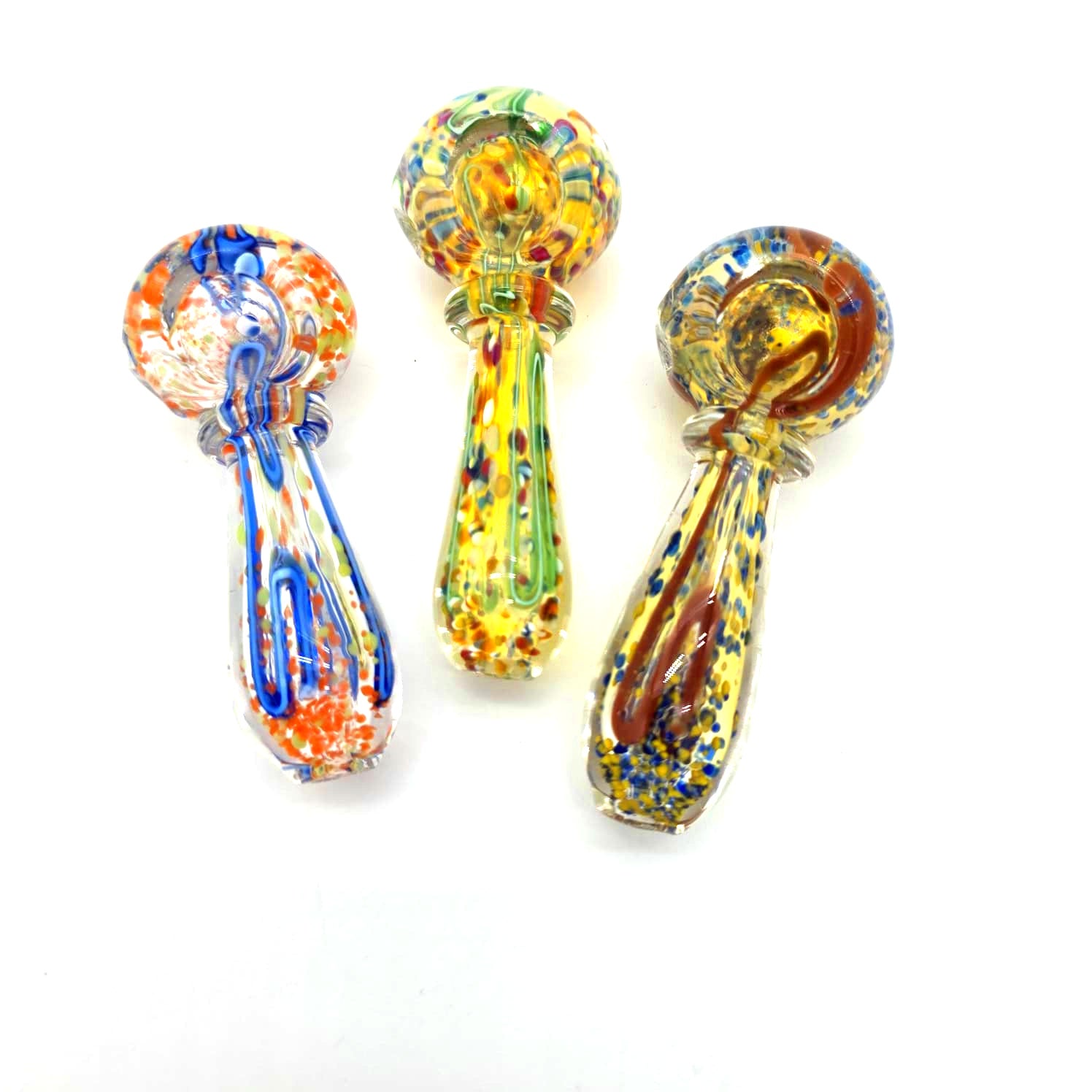 3" Confetti Color Hand Pipe