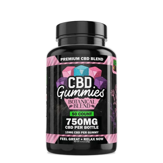 Hemp Bombs CBD Gummies – 50-Count (15mg of CBD per Gummy) 750mg Total per Jar