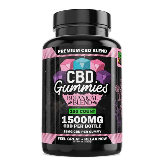 Hemp Bombs CBD Gummies - 100 Count (15mg per Gummy) 1500mg per Jar