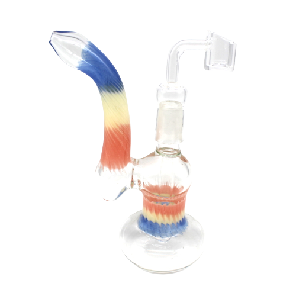 6''  Color Dab With 18 MM Female Quartz Banger 6'' Color Dab With 18 MM Female Quartz Banger