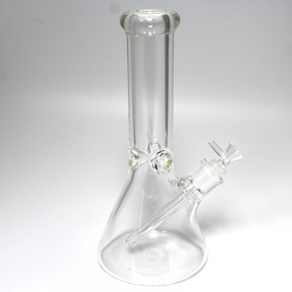 12'' 9 MM Heavy Clear Beaker Water Pipe Glass On Glass