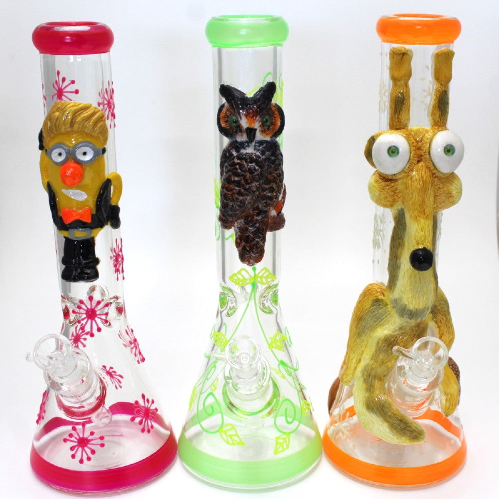 15'' Assorted Character Design Heavy Beaker Water Pipe G-G