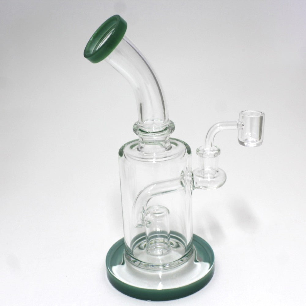 10'' Assorted Design Percolator Water Pipe With 14 MM Male Banger