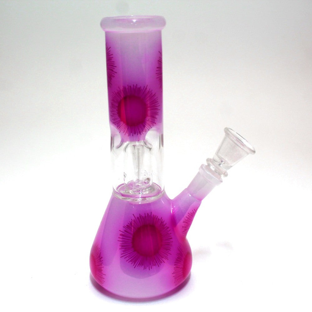 8" Beaker With Dome Percolator Single Side Bowl Water Pipe 8" Beaker With Dome Percolator Single Side Bowl Water Pipe