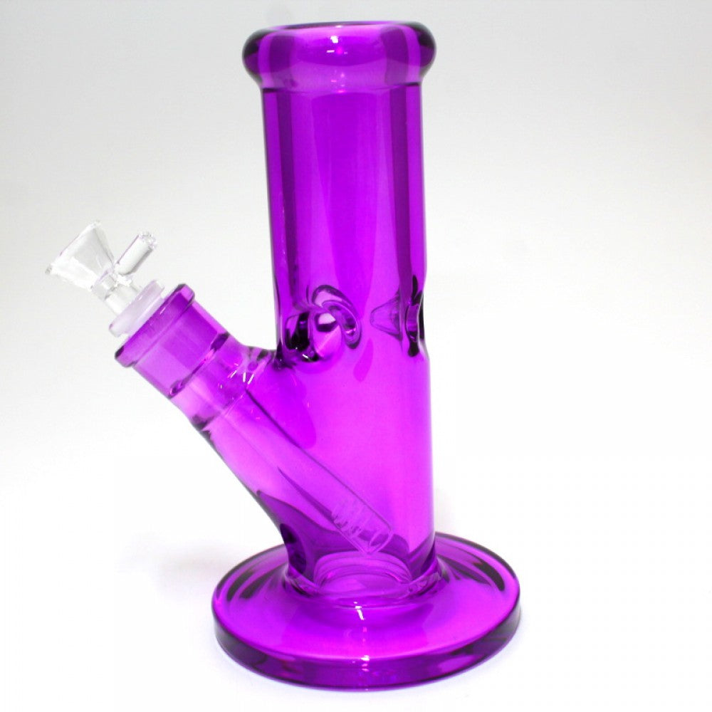 8" 9MM Solid Color Straight Shooter Water Pipe G-G