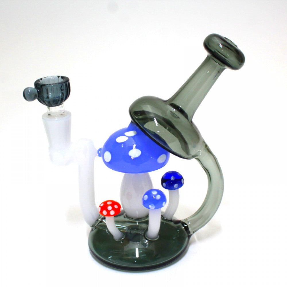 6" Mushroom Design Dab Rig Water Pipe