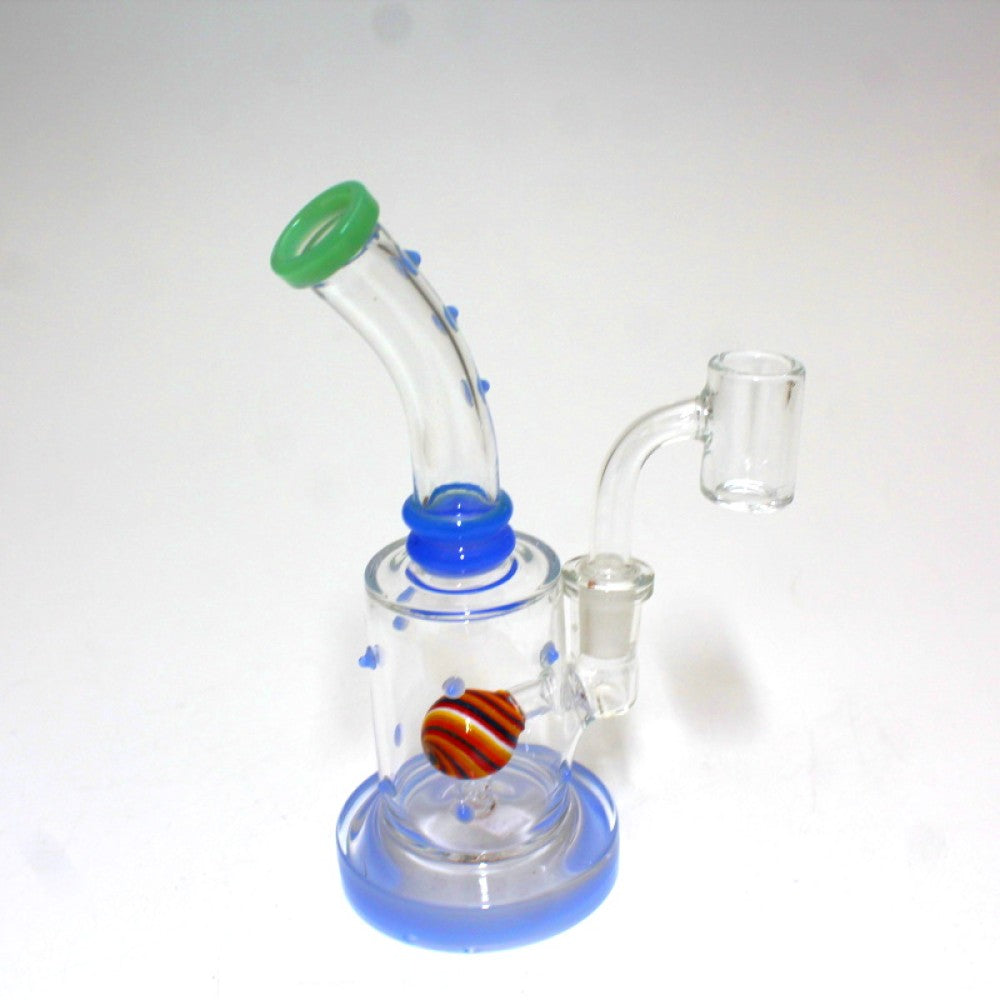 6" Dot Design Dab Rig with 14mm Male Banger G-G 6" Dot Design Dab Rig with 14mm Male Banger G-G