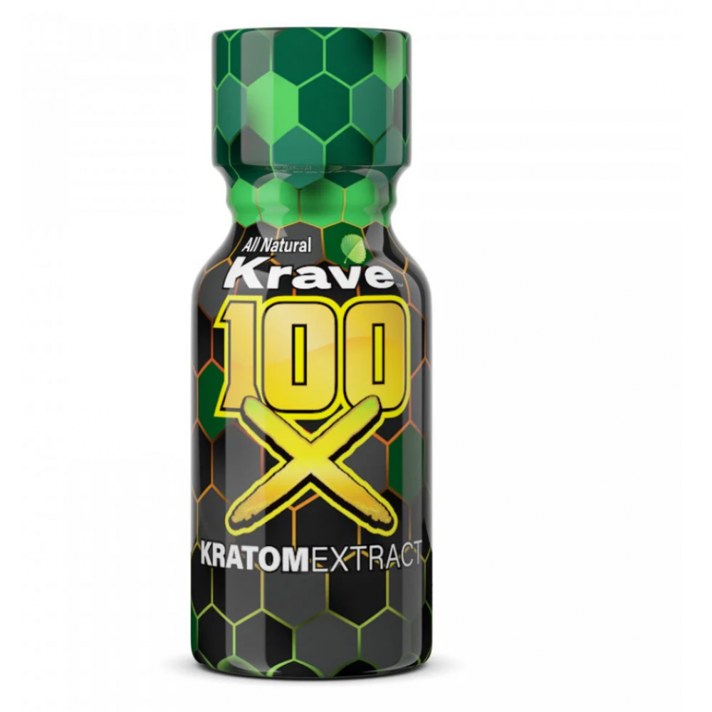 Krave 100x Kratom Extract (10ml) 12Ct/Display