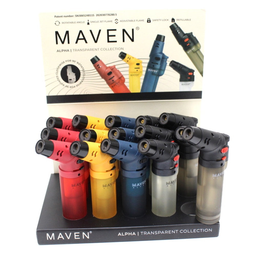 MAVEN ALPHA TRANSPARENT COLLECTION 15PCS/BOX