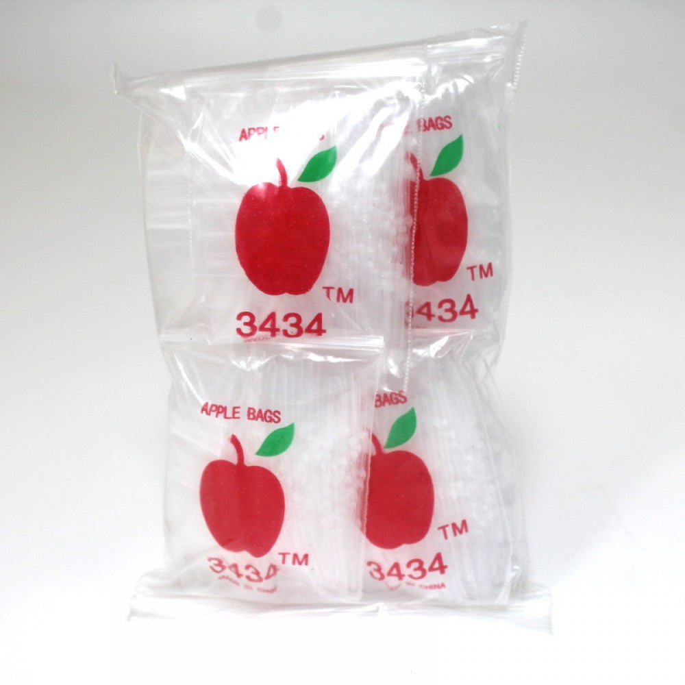 Mini Ziplock Baggies 10 PK x 100 Pcs = 1000 Pcs Per Pack