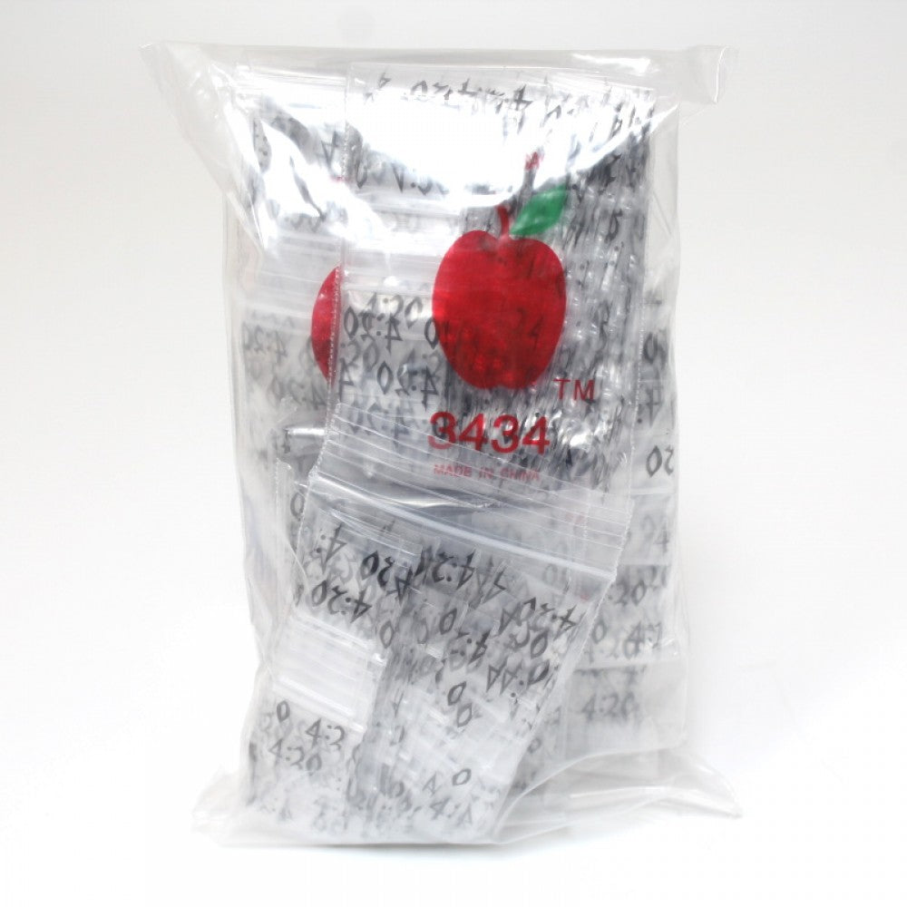 Mini Ziplock Baggies 10 PK x 100 Pcs = 1000 Pcs Per Pack
