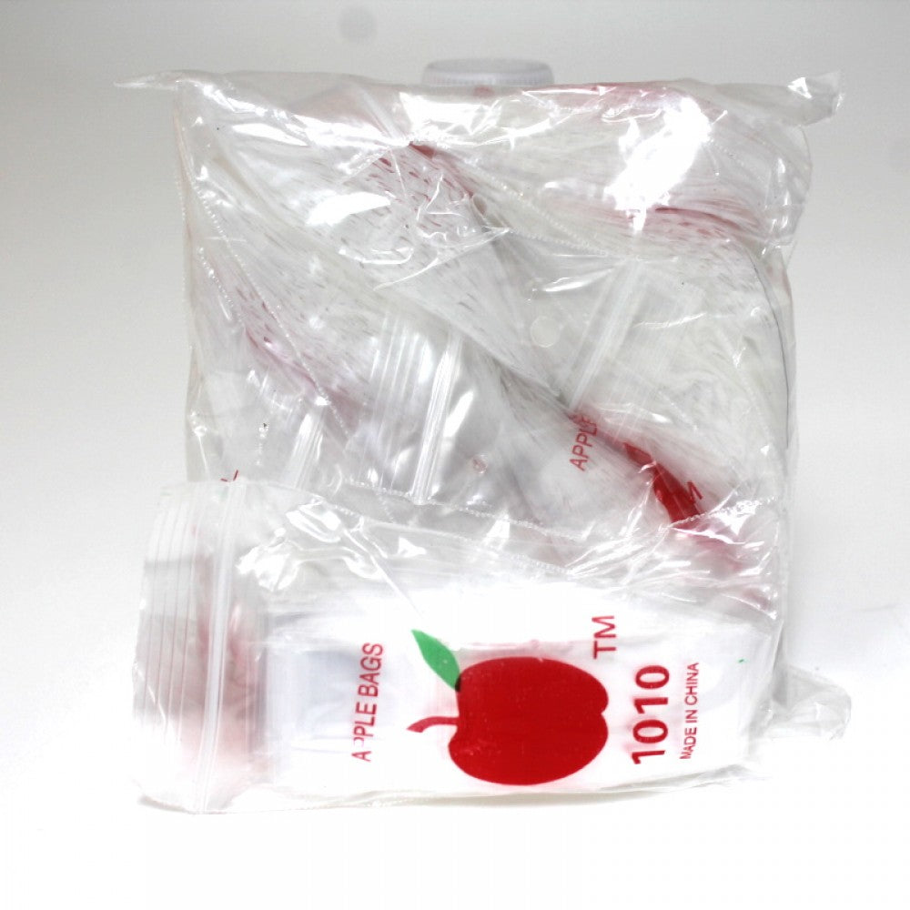 Mini Ziplock Baggies 10 PK x 100 Pcs = 1000 Pcs Per Pack
