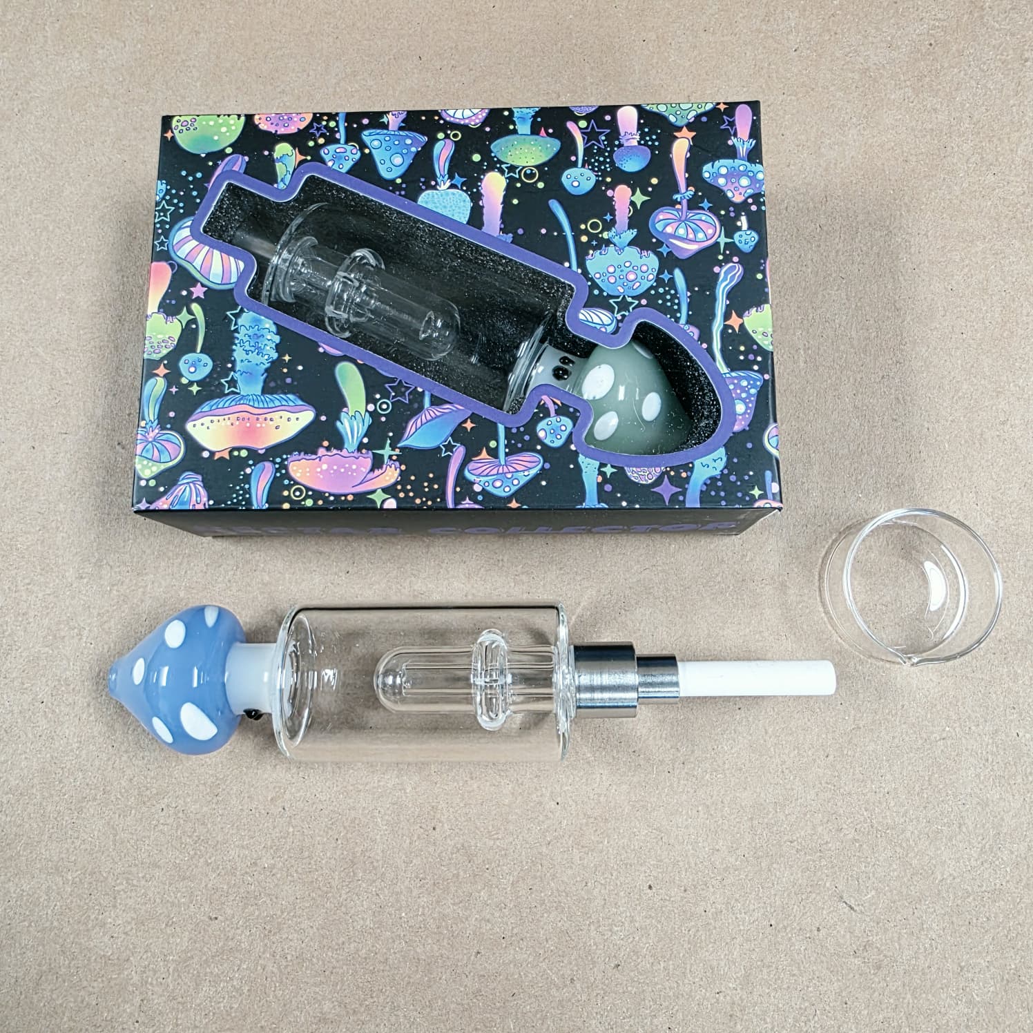 6.5" Mushroom Head Straw Kit Set