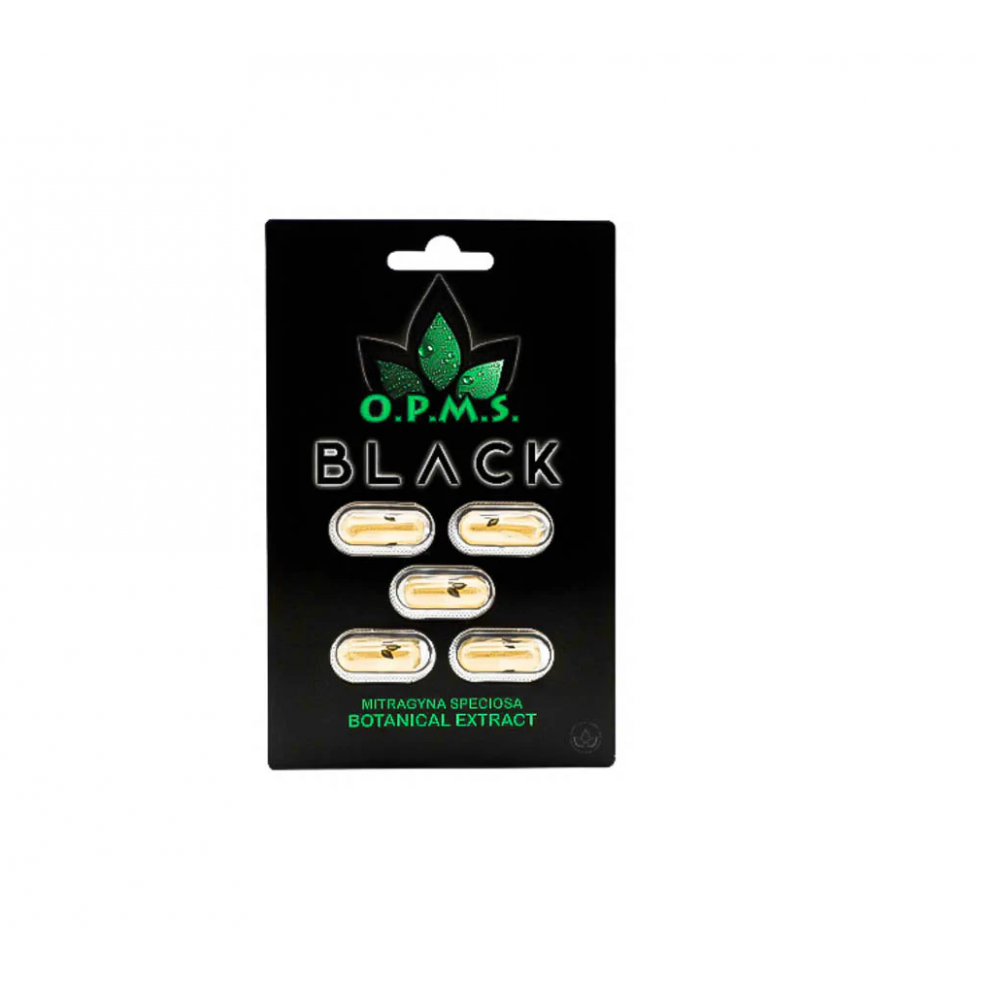 O.P.M.S Black Kratom Extract Capsules