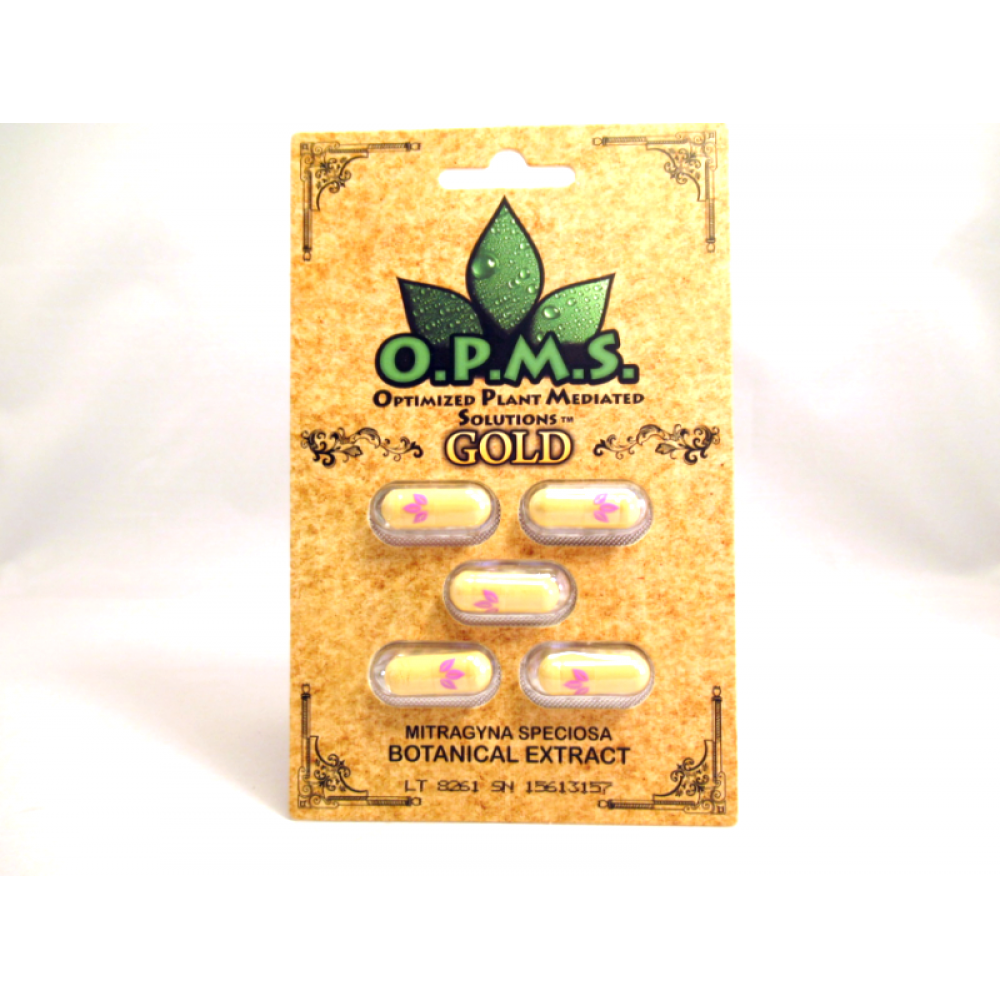 O.P.M.S Gold Kratom Extract Capsules