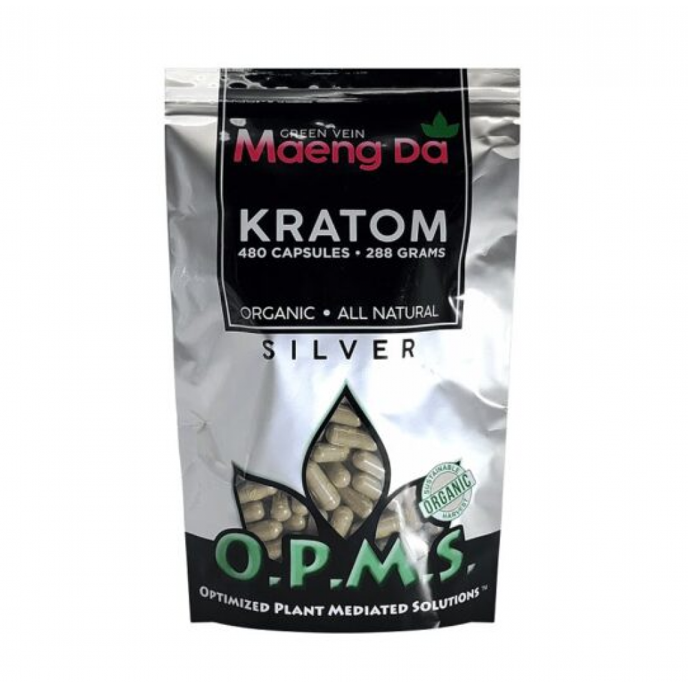 O.P.M.S Kratom Silver 480 Capsules