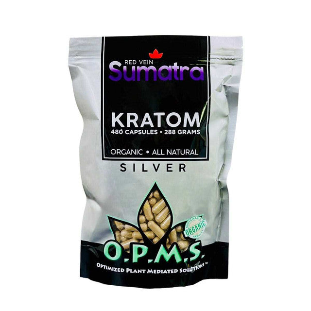 O.P.M.S Kratom Silver 480 Capsules