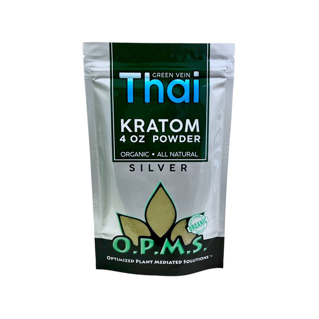 O.P.M.S Kratom Silver Powder 4 OZ