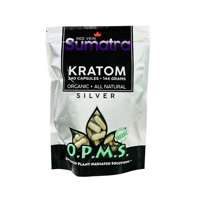 O.P.M.S Kratom Silver 240 Capsules