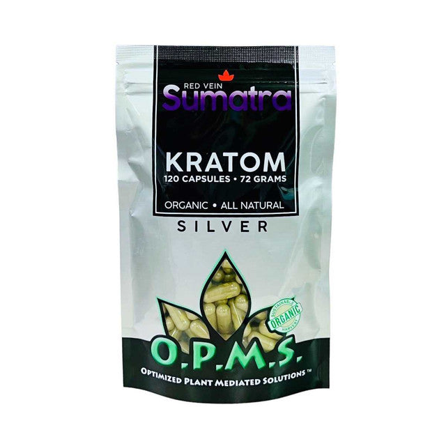 O.P.M.S Kratom Silver 120 Capsules