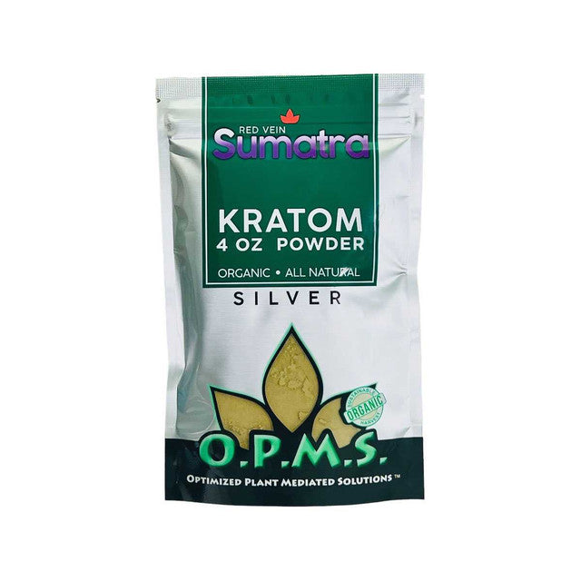 O.P.M.S Kratom Silver Powder 4 OZ