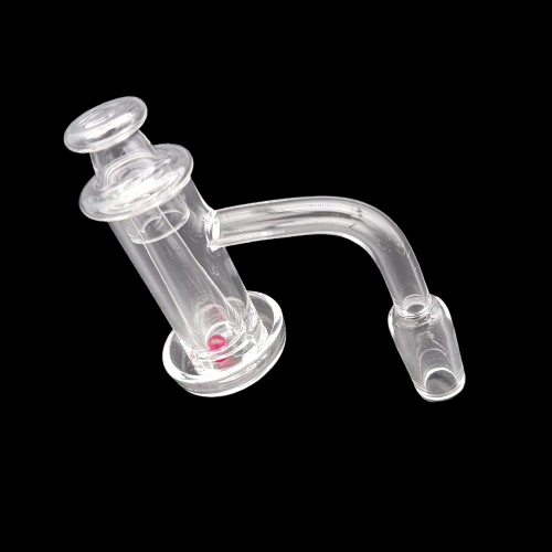 Quartz banger with cone shape set with  carp Set 14mm male