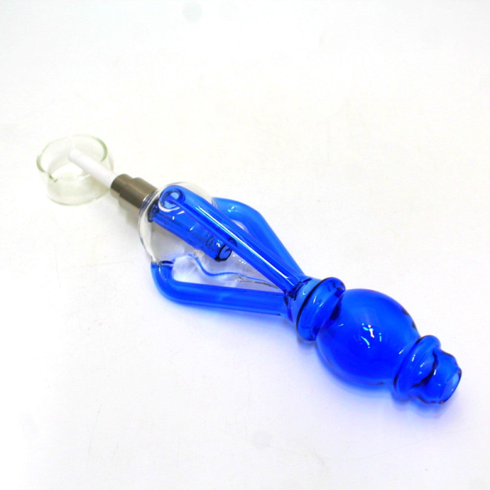 Recycler Glass Straw Collector Kit with ceramic Tip & Bowl