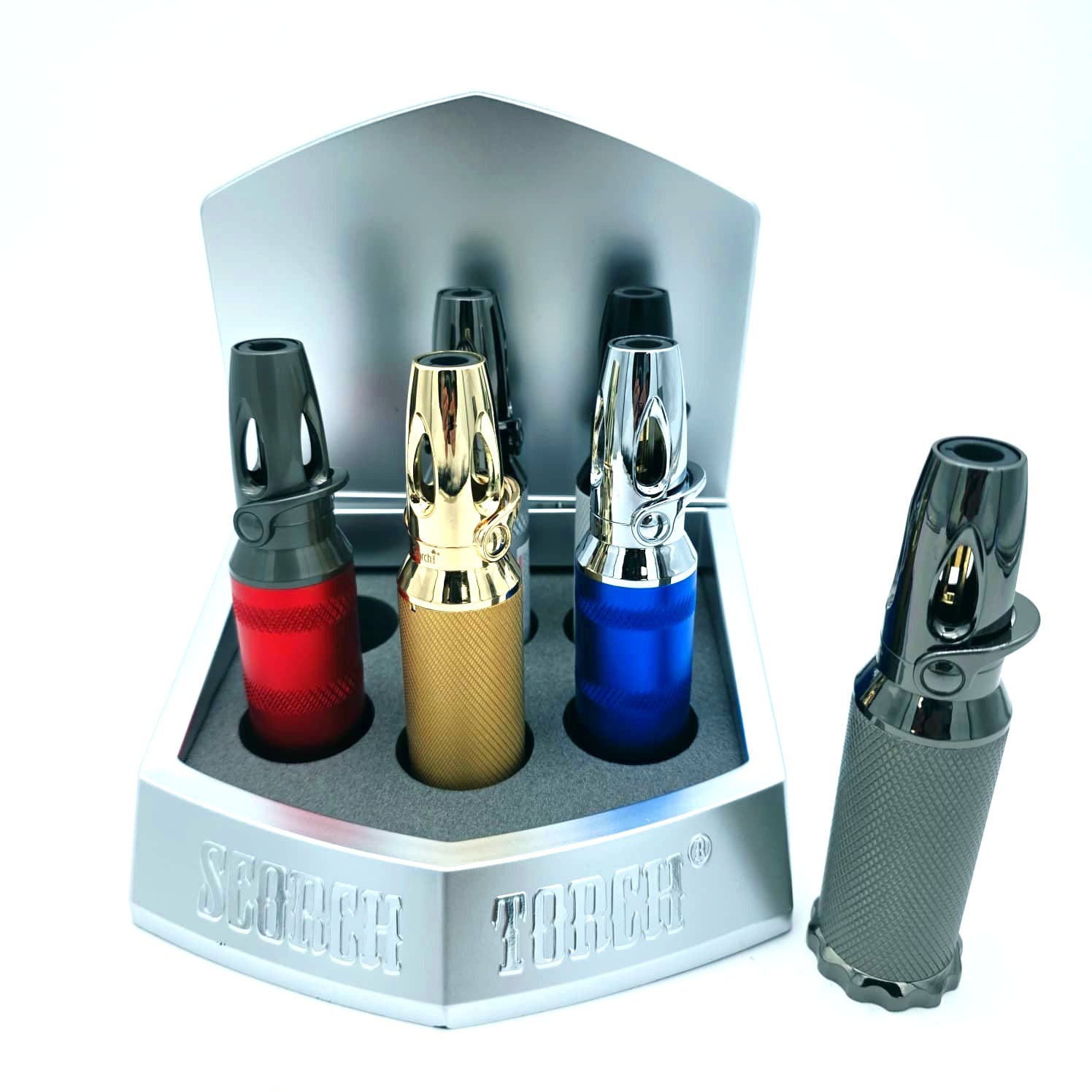 Scorch Torch 61877 Single Flame Torch Lighter 6PK