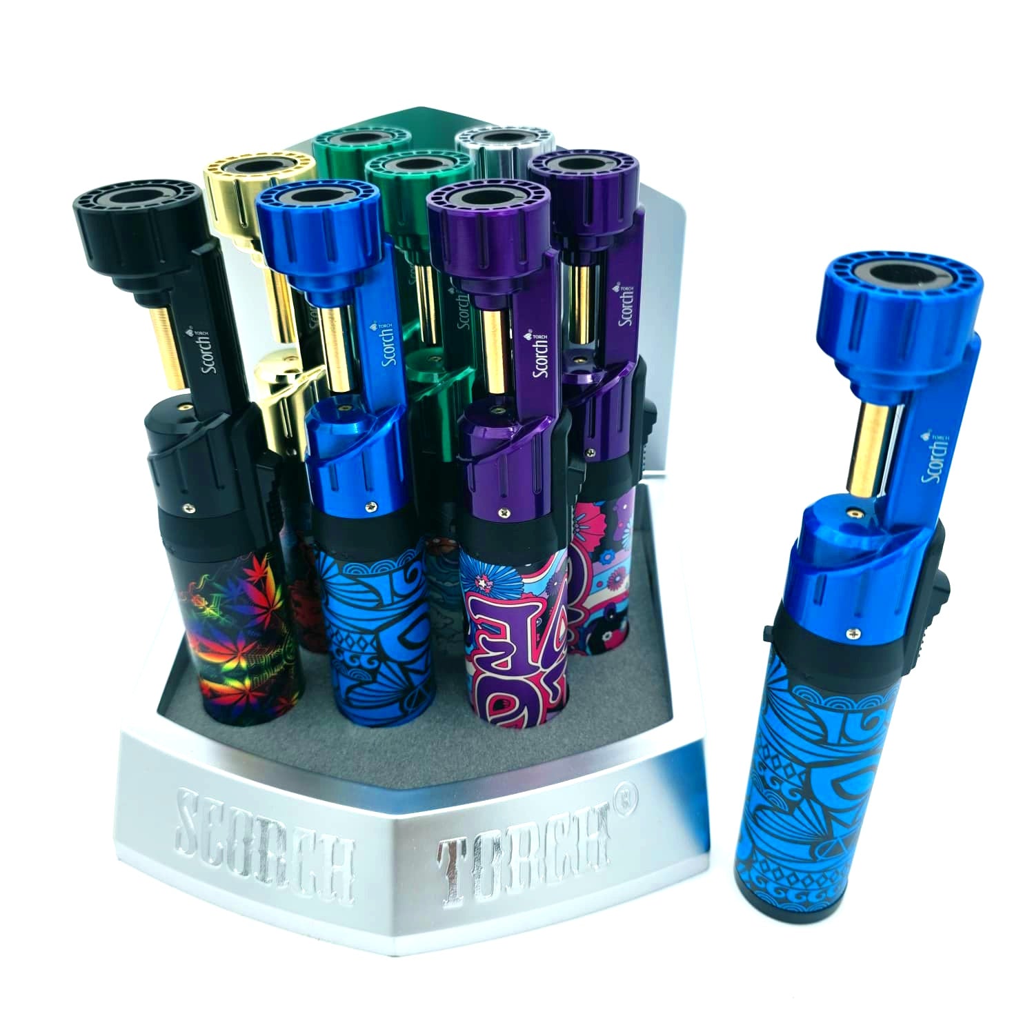 Scorch Torch (61888) Single Flame Torch lighter 9Pk