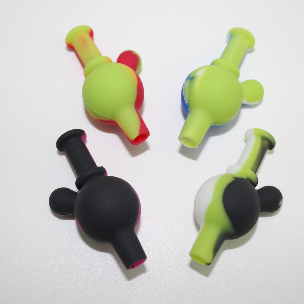 Silicone Multi Color Round Shape Carb Cap