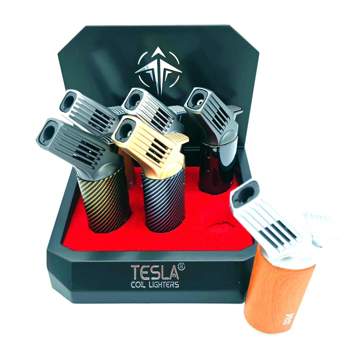 Tesla Elegant(61633T) Torch Lighter- By Scorch Torch 6PK