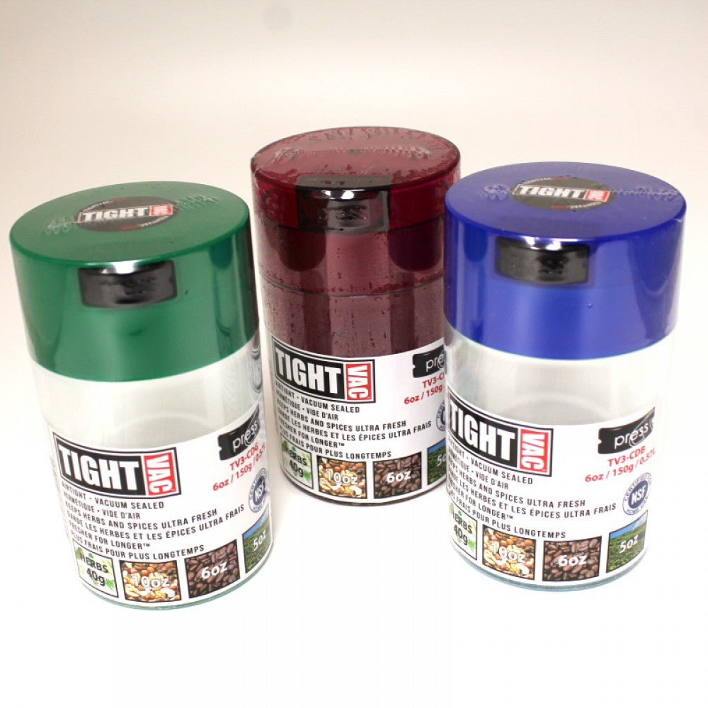 TV3 Assorted Color Airtight Jar/ 6 oz / 0.57 Liter