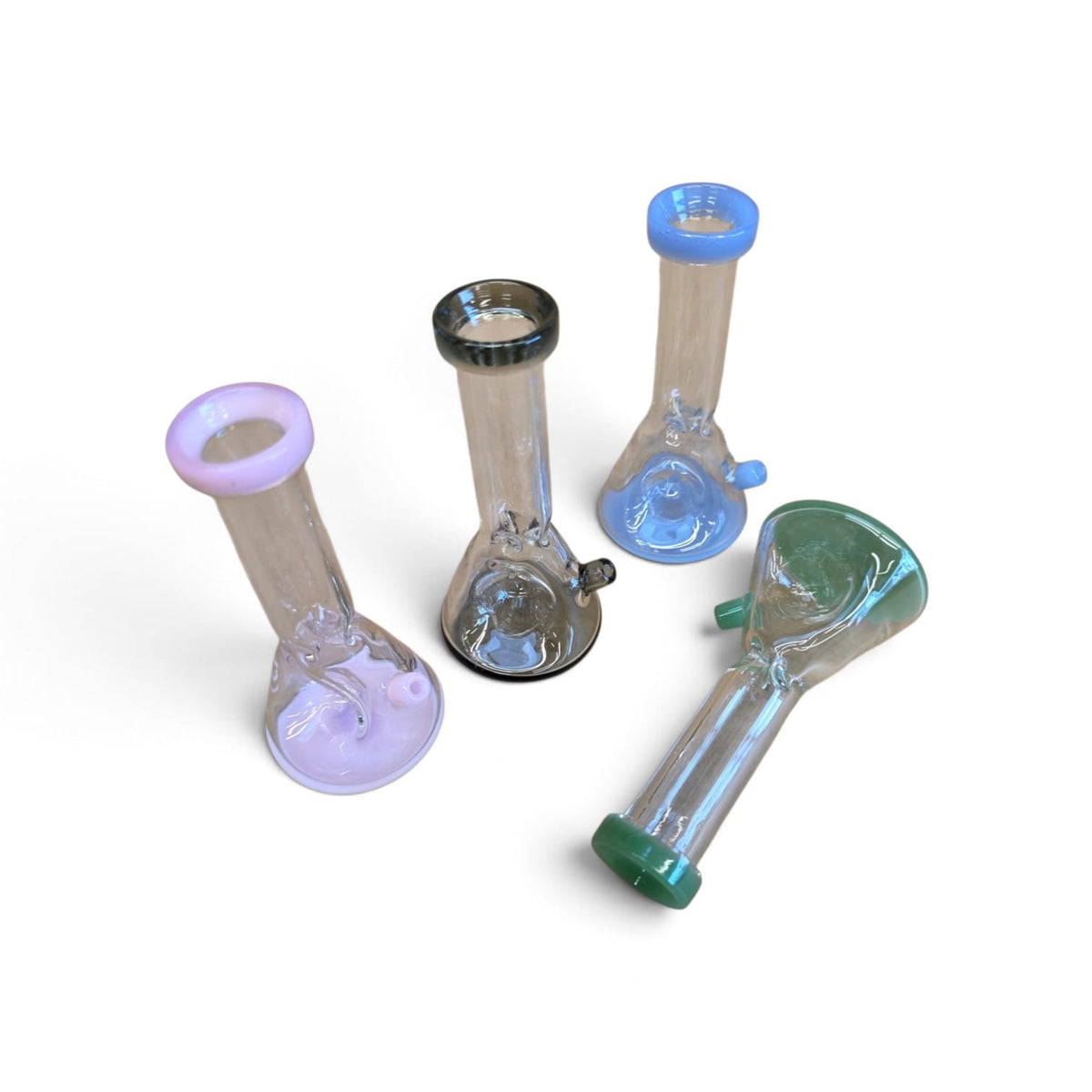 4'' Water Pipe Style Glass Hand Pipe