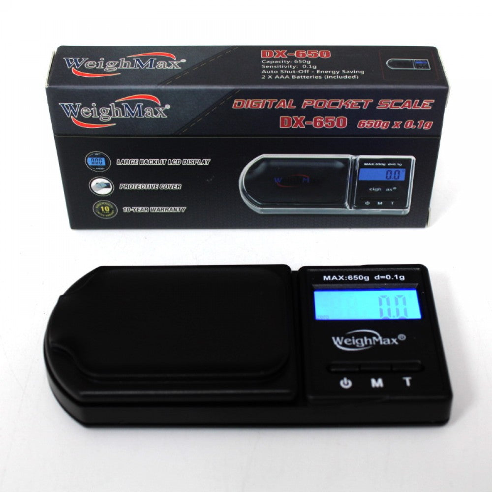 Weight Max Digital Pocket Scale DX-650 X 0.1g