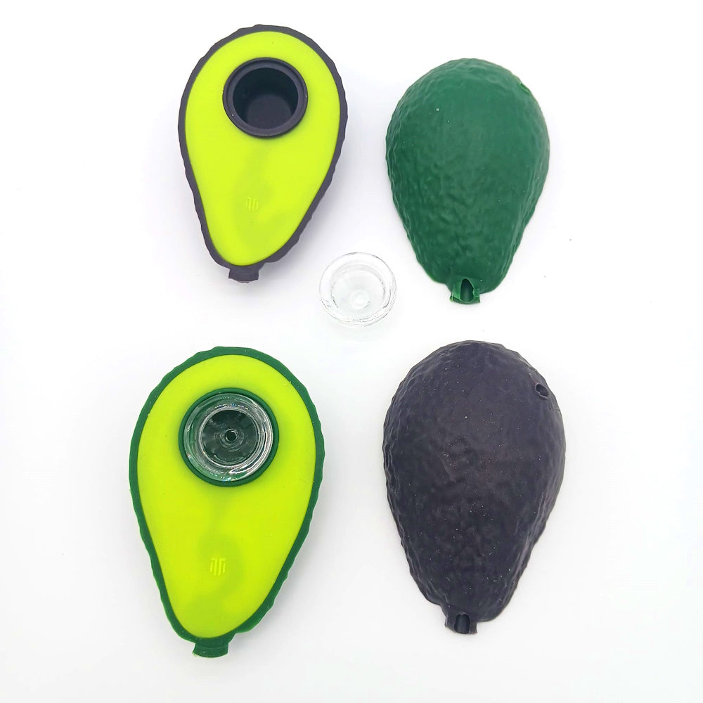 3.5" Avocado Shape Silicon Hand Pipe