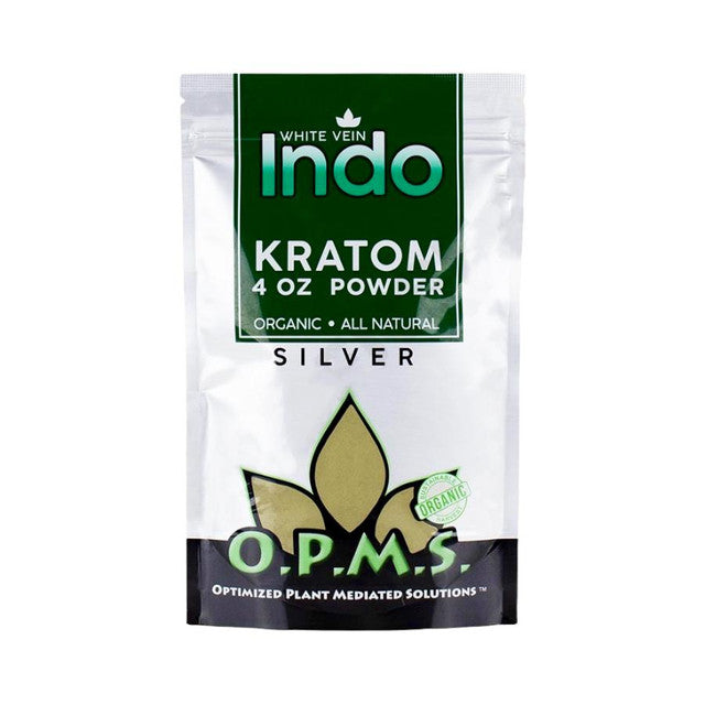 O.P.M.S Kratom Silver Powder 4 OZ