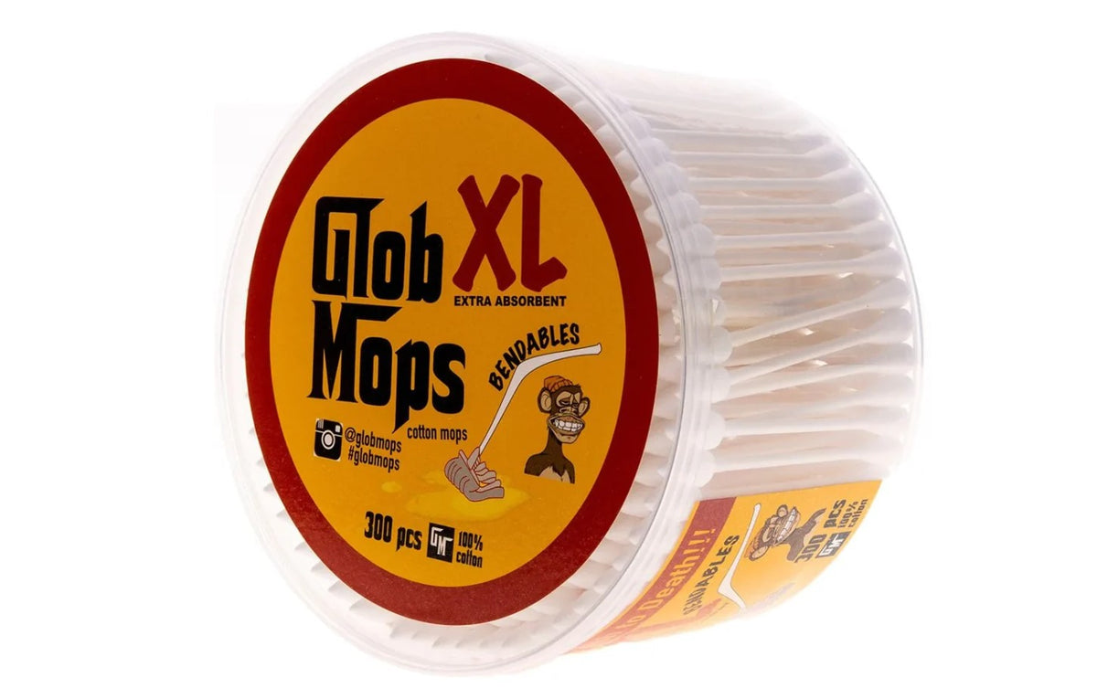 Glob Mops XL Extra Absorbent Cotton Mops 300 Pcs Per pack 6 Pack Per Bundle