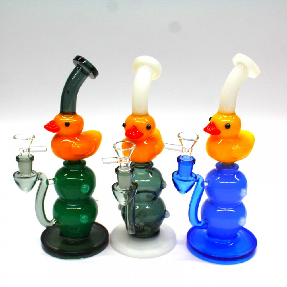 9.5" Yellow Duck colored Water Pipe G-G