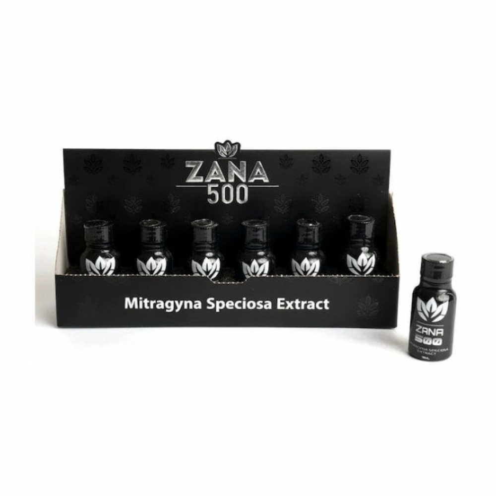 Zana 500 Liquid Kratom Extract 12 ct/Display