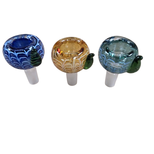 Artistic Bubble 14 MM Male glass bowl accessory designed for compatible glass smoking setups and connections