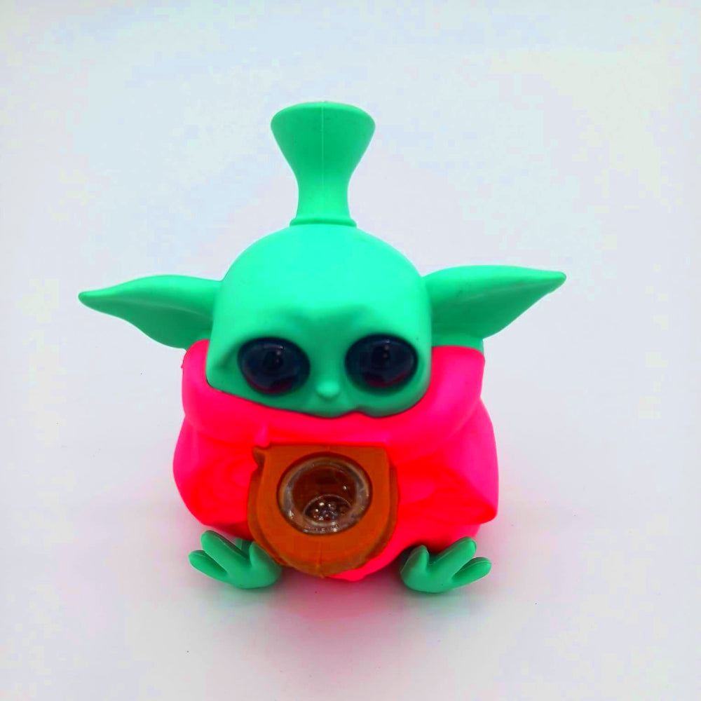 Assorted colors silicone water pipe made from flexible, durable, and heat-resistant silicone, designed for easy cleaning, portability, and smooth, reliable use.