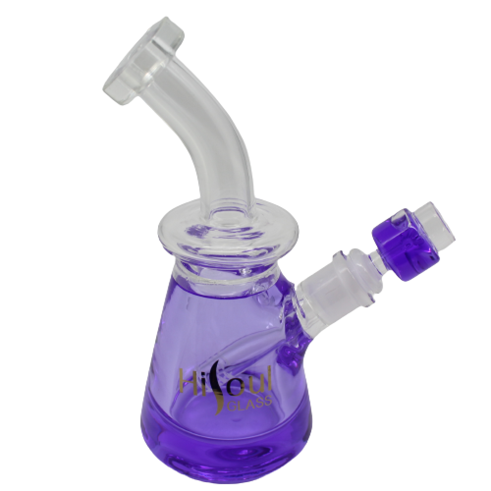 Beaker base liquid filled water pipe with 14mm bowl durable glass bong style design for smooth and cool smoke filtration