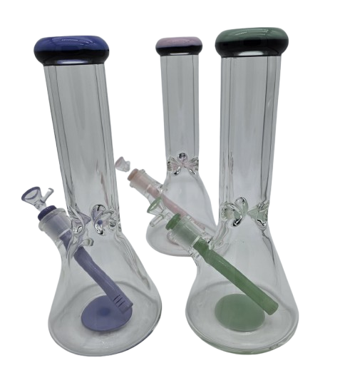 Beaker Mouth US Colour Water Pipe durable glass bong with vibrant US color design, beaker mouthpiece, and smooth water filtration for clean, cool hits.