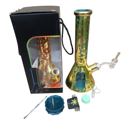 Durable beaker bong complete kit packaged in a stylish gift box for safe storage and presentation