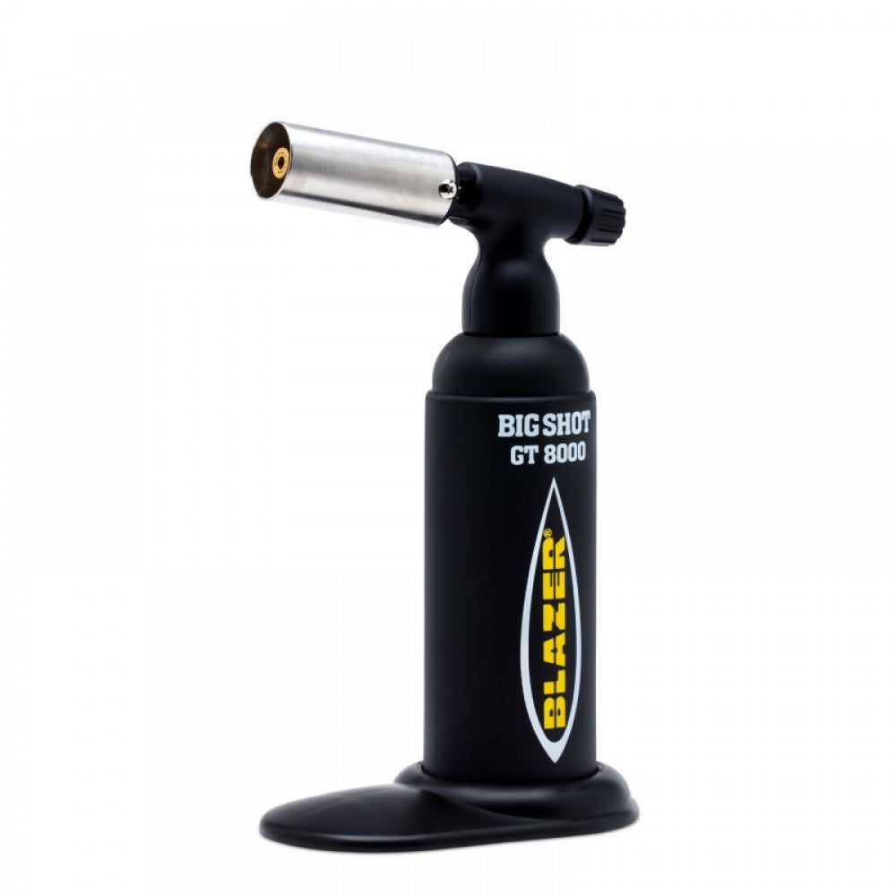 Blazer Big Shot butane refillable industrial torch powerful adjustable flame durable professional-grade design for heavy-duty ignition and reliable performance.